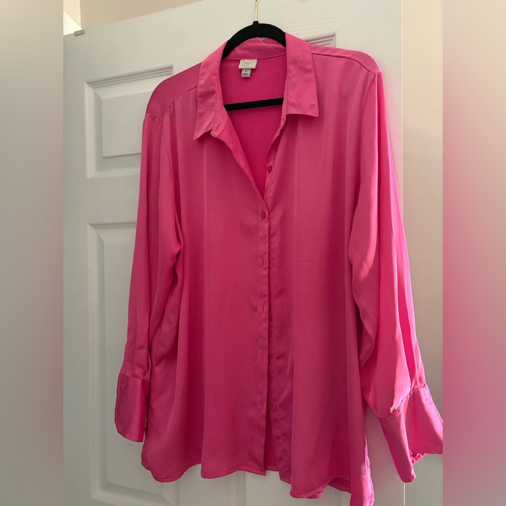 Elegant Pink Women's Blouse